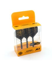 CueSoul CueSoul AK5 Jazz Metal Gold Skull on Dartboard Black Medium Dart Flights