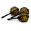 CueSoul CueSoul AK5 Jazz Metal Gold Skull on Dartboard Black Medium Dart Flights