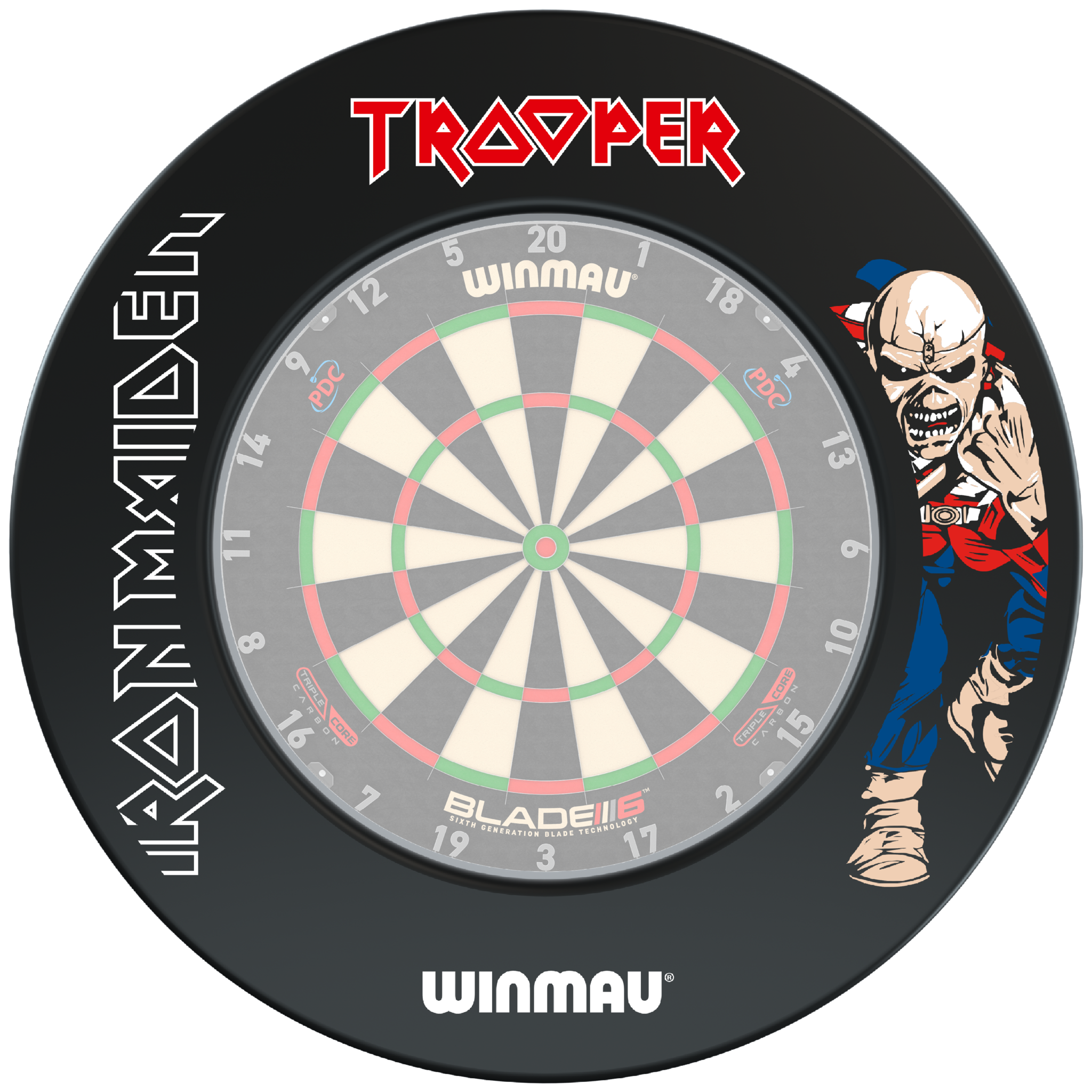 Winmau Iron Maiden Trooper Surround - DARTING AROUND LLC