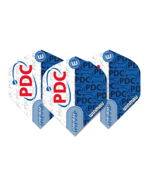 Winmau Darts Winmau Prism Zeta Extra Thick White and Blue PDC Standard Dart Flights