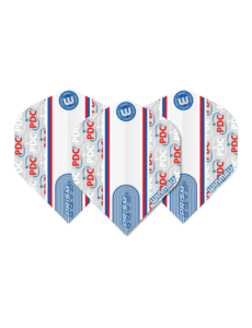 Winmau Darts Winmau Prism Zeta White PDC 327 Standard Dart Flights
