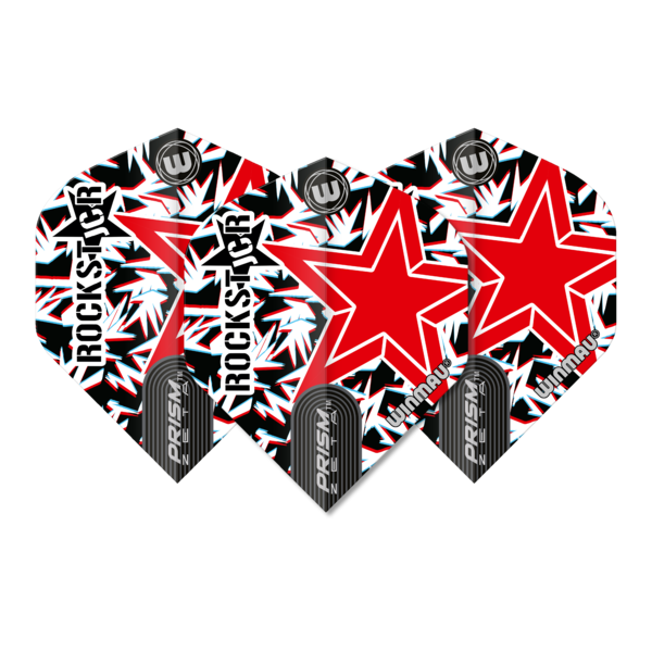 Winmau Darts Winmau Specialist Players Prism Zeta Joe Cullen Rockstar 3 Standard Dart Flights