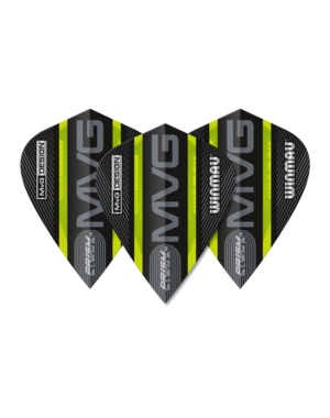 Winmau Darts Winmau Prism Alpha MvG 118 Extra Thick Kite Dart Flights