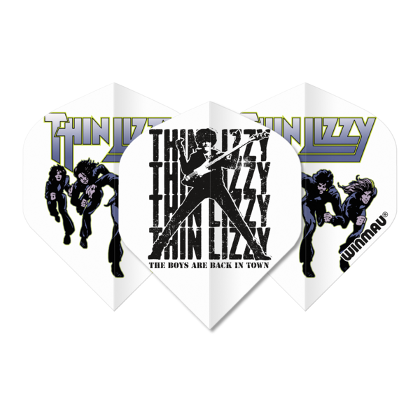 Winmau Darts Winmau Rock Legends - Rhino Extra Thick Dart Standard Dart Flights