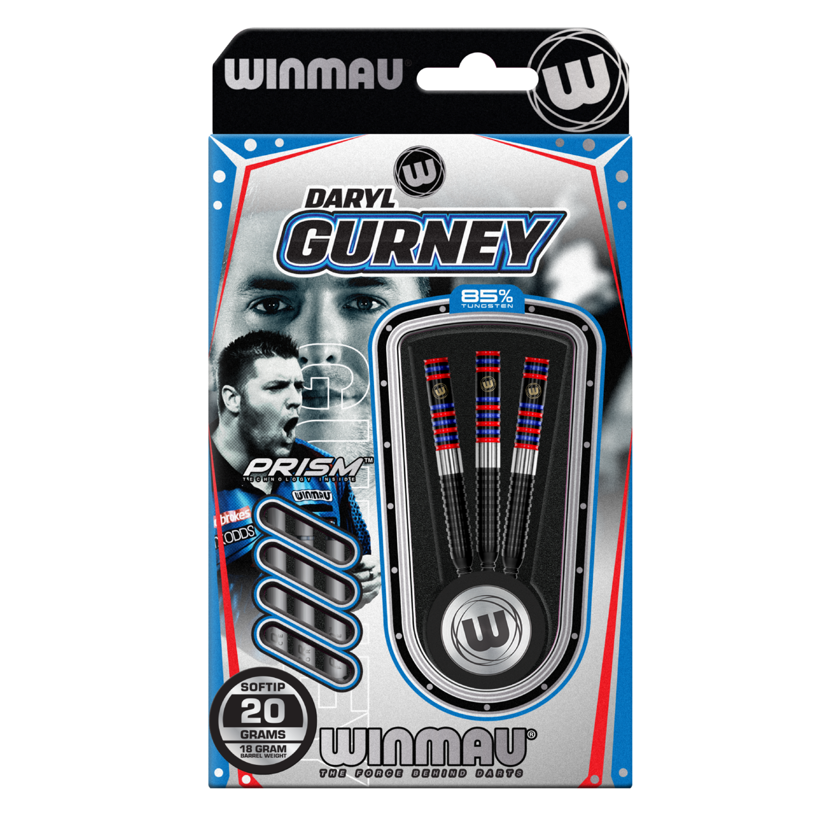 Winmau Darts Winmau Daryl Gurney Pro-Series 85% Soft Tip Darts 20g