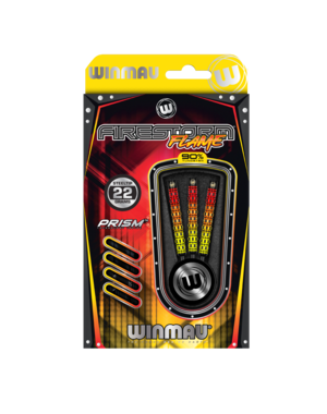 Winmau Darts Winmau Firestorm Flame Parallel Steel Tip Darts