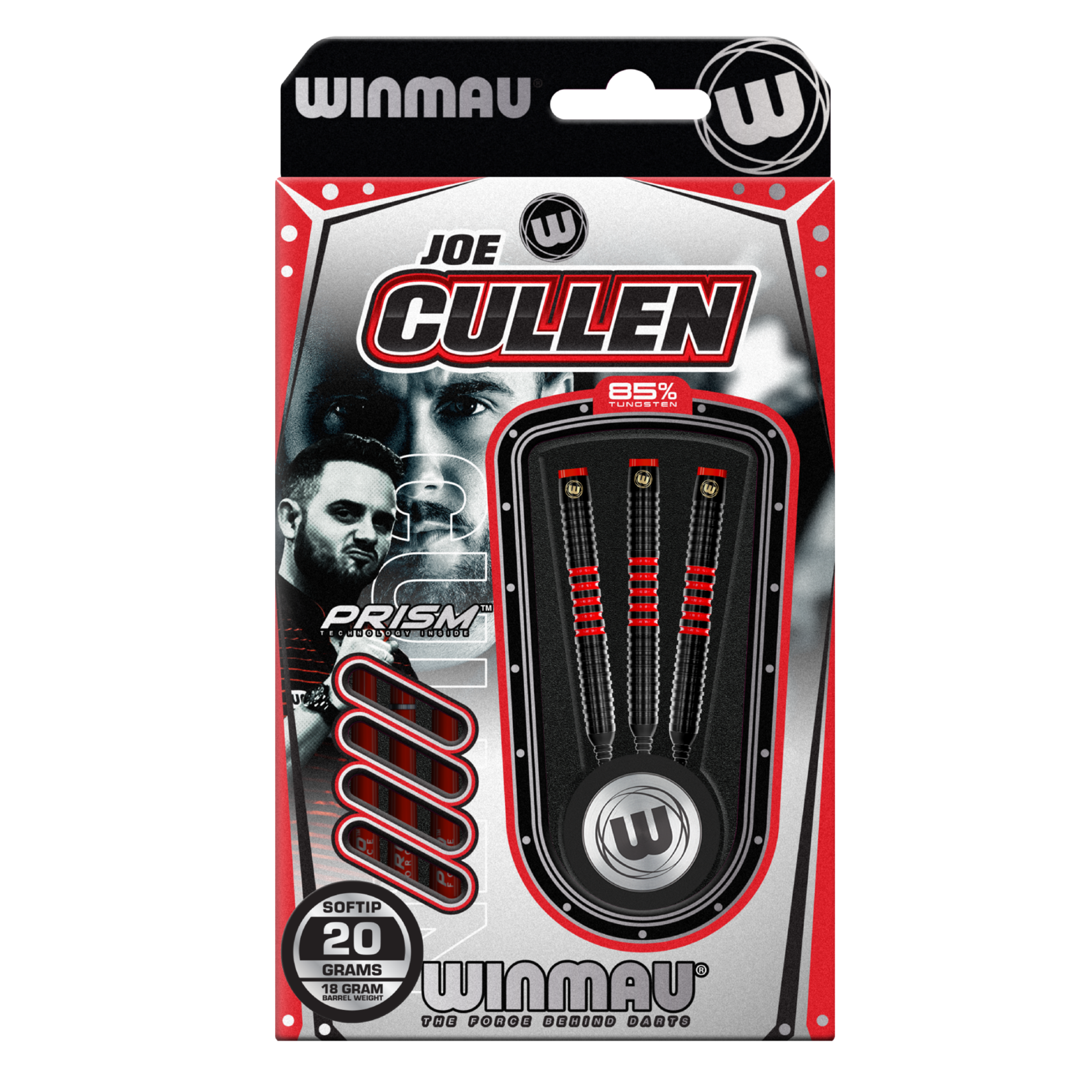 Winmau Darts Winmau Joe Cullen Pro-Series 85% Soft Tip Darts 20g
