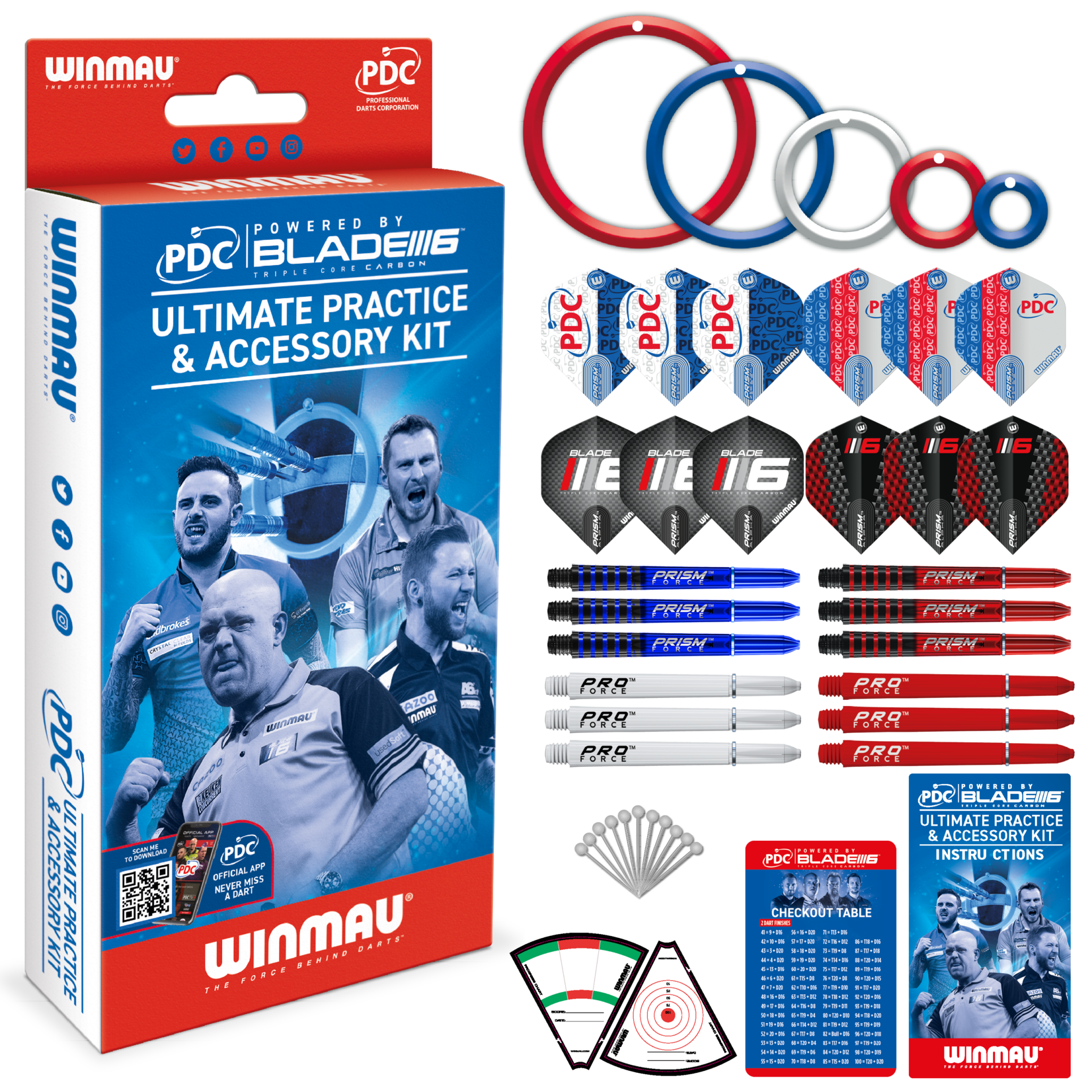 Winmau Darts Winmau PDC Ultimate Practice & Accessory Kit