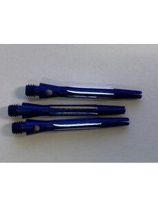  Blue Diamond Cut Fluted Short Shafts