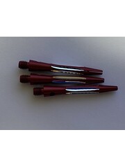  Red Diamond Cut Fluted Short Shafts