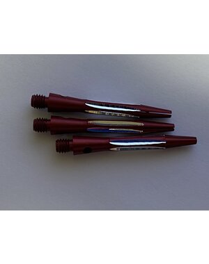  Red Diamond Cut Fluted Short Shafts