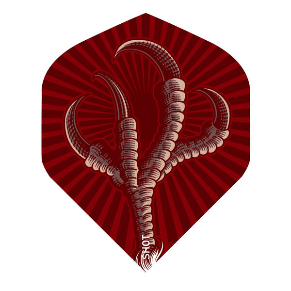 SHOT DARTS Birds of Prey Osprey Dart Flight Set- Standard