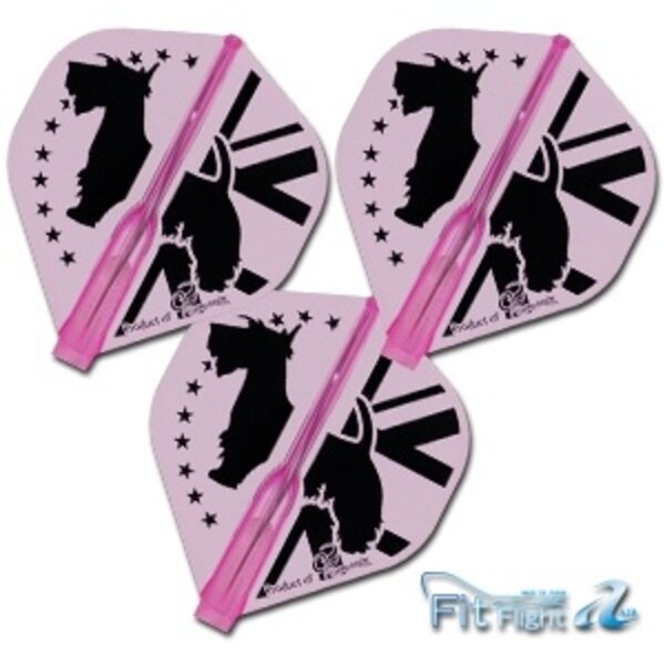 COSMO DARTS Cosmo Fit Flight Air Scott Mitchell Magenta Standard Dart Flights