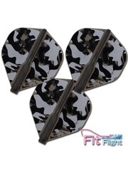 COSMO DARTS Cosmo Fit Flight Liquid Camo B Black Standard Dart Flights