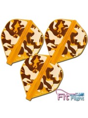 COSMO DARTS Cosmo Fit Flight Liquid Camo D Orange Standard Dart Flights