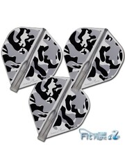 COSMO DARTS Cosmo Fit Flight Air Liquid Camo B Black Standard Dart Flights