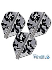 COSMO DARTS Cosmo Fit Flight Air Liquid Camo B Black Shape Dart Flights