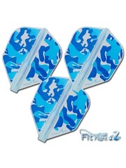 COSMO DARTS Cosmo Fit Flight Air Liquid Camo C Blue Shape Dart Flights