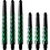 Designa Black and Green Spiral short Nylon Shafts