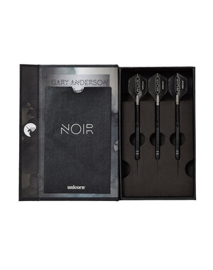 Unicorn Darts Unicorn World Champion 90% Tungsten Gary Anderson Noir Phase 6 Steel Tip Darts