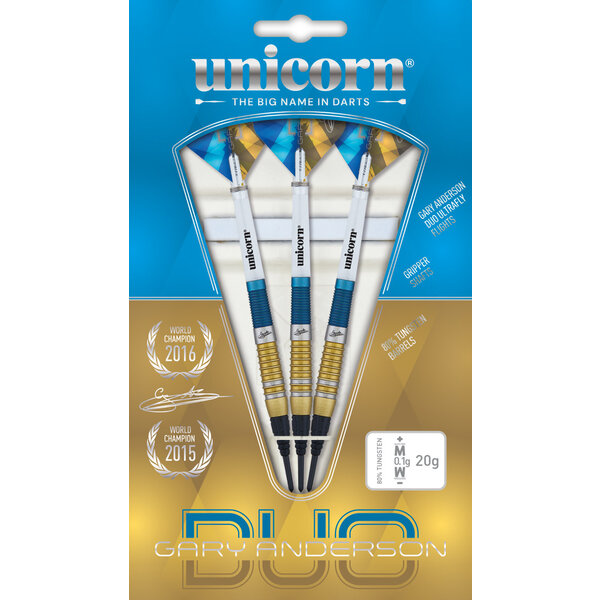 Unicorn Darts Unicon Gary Anderson Duo Soft Tip Darts