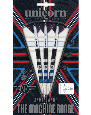 Unicorn Darts Unicorn James Wade â€˜The Machineâ€™ Two-Tone 90% Tungsten Steel Tip Darts