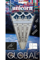 Unicorn Darts Unicorn Global Jamie Clark 80% Tungsten 22g Steel Tip Darts