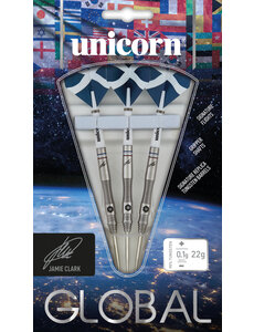 Unicorn Darts Unicorn Global Jamie Clark 80% Tungsten 22g Steel Tip Darts