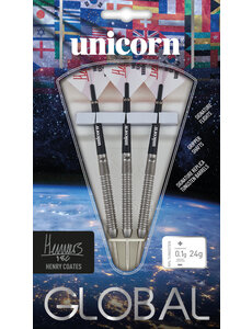 Unicorn Darts Unicorn Henry Coates 90% Tungsten 24g Steel Tip Darts