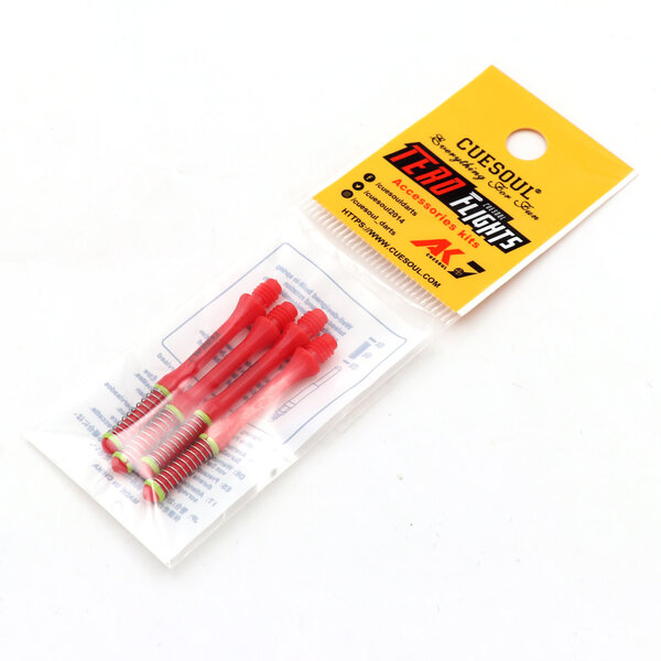 CueSoul CueSoul Tero AK7 Red Slim Dart Shafts