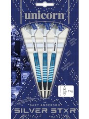 Unicorn Darts Unicorn Gary Anderson Silver Star Blue 80% Soft Tip Darts