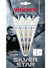 Unicorn Darts Unicorn Gary Anderson Silver Star 80%  Style 4 Soft Tip Darts