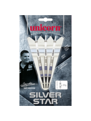 Unicorn Darts Unicorn Gary Anderson Silver Star 80% Style 3 Soft Tip Darts