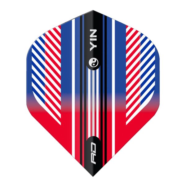 RED DRAGON Red Dragon Yin Yang Red and Blue Double Sided  Standard Dart Flights