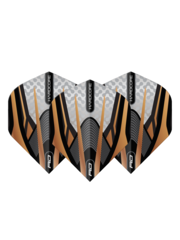 RED DRAGON Red Dragon Hardcore Gold and White Premium  Standard Dart Flights