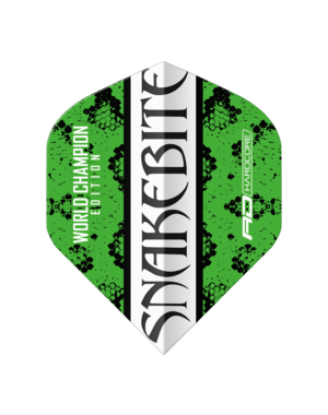 RED DRAGON Red Dragon Players Yin Yang Peter Wright Green and White  Standard Dart Flights