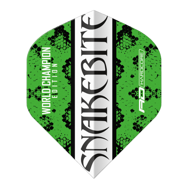 RED DRAGON Red Dragon Players Yin Yang Peter Wright Green and White  Standard Dart Flights