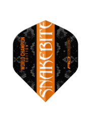 RED DRAGON Red Dragon Players Yin Yang  Peter Wright Orange and Black Standard Dart Flights