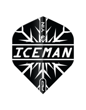 RED DRAGON Red Dragon Players Yin Yang Gerwyn Price Black and White Standard Dart Flights