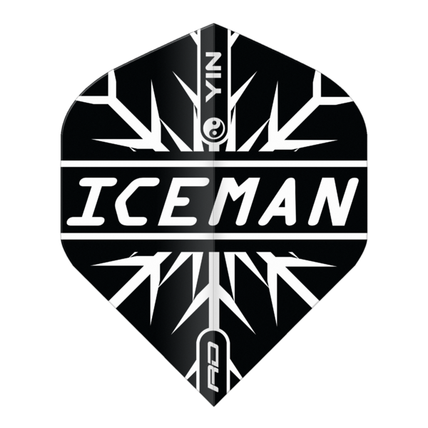 RED DRAGON Red Dragon Players Yin Yang Gerwyn Price Black and White Standard Dart Flights