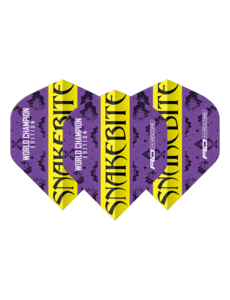 RED DRAGON Red Dragon Players Yin Yang  Peter Wright Green and White Standard Dart Flights