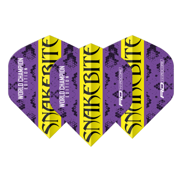 RED DRAGON Red Dragon Players Yin Yang  Peter Wright Green and White Standard Dart Flights