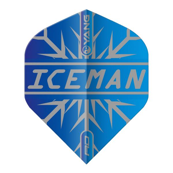 RED DRAGON Red Dragon Players Yin Yang  Gerwyn Price Blue and White Standard Dart Flights