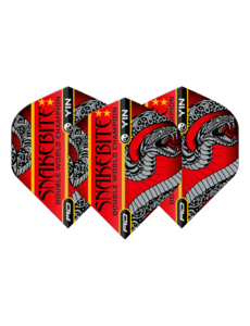 RED DRAGON Red Dragon Players Yin Yang  Peter Wright Orange and Green Standard Dart Flights