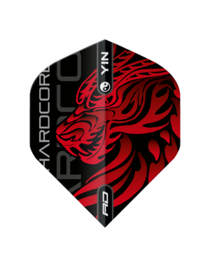 RED DRAGON Red Dragon Players Yin Yang Jonny Clayton Gold and Red Standard Dart Flights