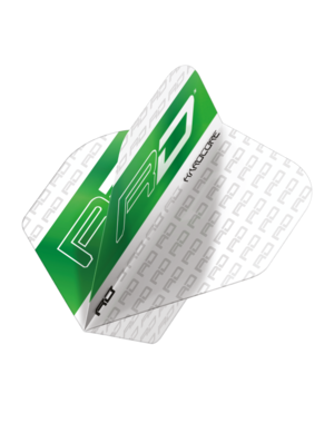 RED DRAGON Red Dragon Hardcore XT RD Logo White and Green Standard Dart Flights