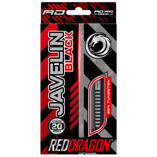 RED DRAGON Red Dragon Javelin Black Steel Tip Darts