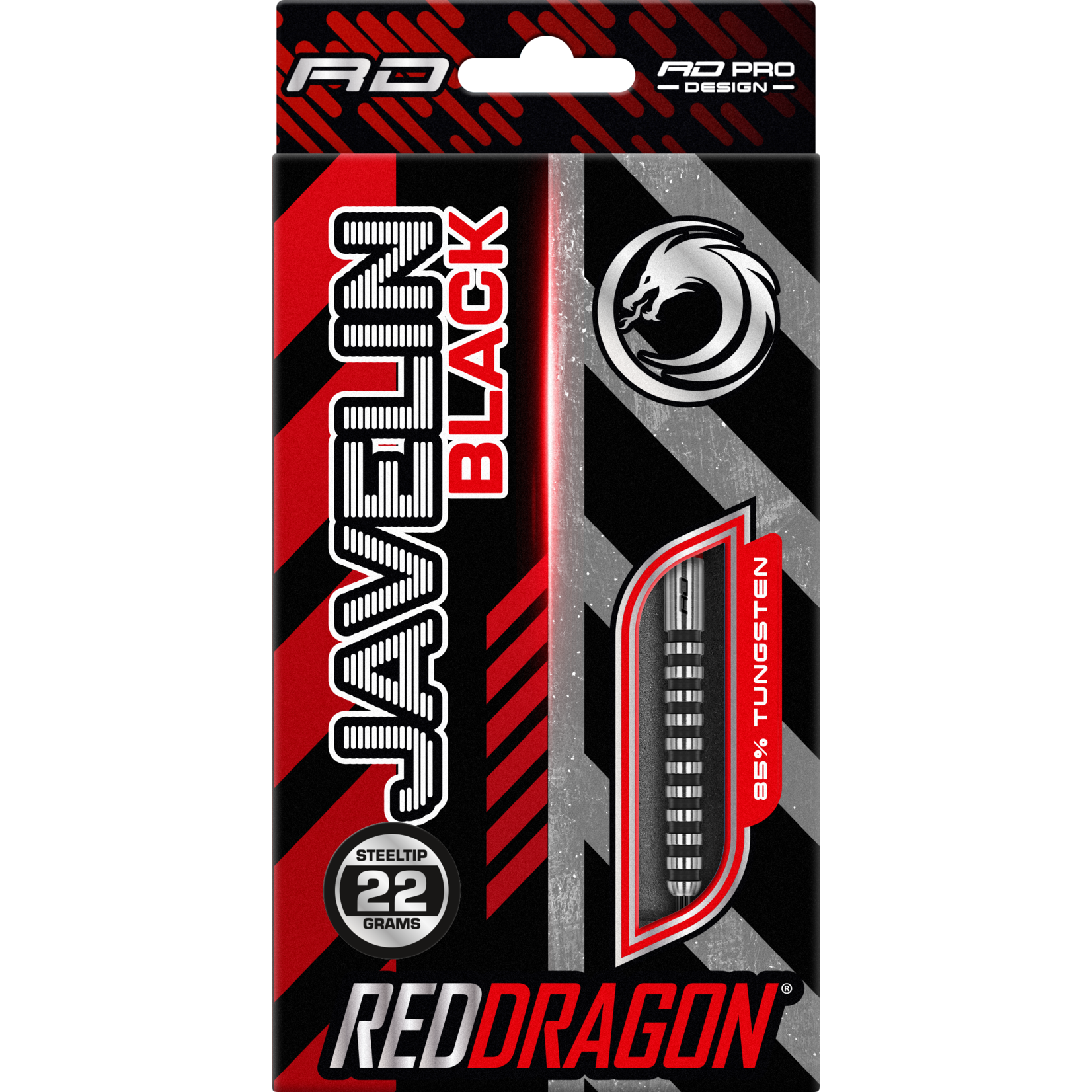 RED DRAGON Red Dragon Javelin Black Steel Tip Darts