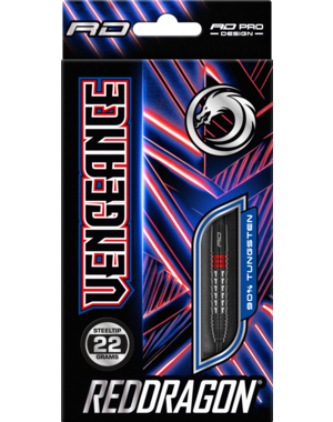 RED DRAGON Red Dragon Vengeance Red Steel Tip Darts