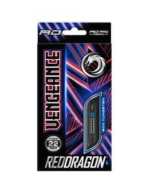 RED DRAGON Red Dragon Vengeance Blue Steel Tip Darts